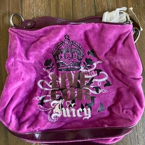 Authentic Juicy Couture Velour Purse